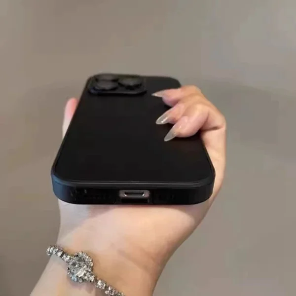 Luxury Matte Cortex Phone Case For iPhone 11 12 13 14 15 16 Pro Max Plus Shockproof Lens Protection Bumper Back Cases Cover - Image 5