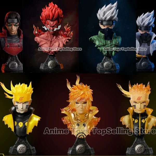 NARUTO Anime figure Madara Sasuke Kakashi Minato Figurine Figure GK PVC Statue Model Collectible Toys Gifts 10-14cm - Image 3