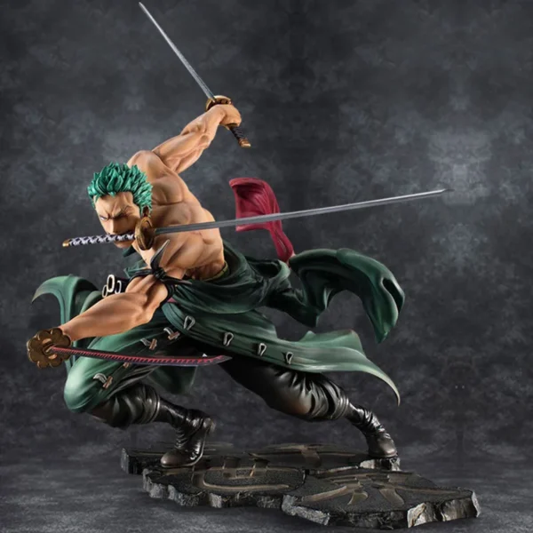 One Piece 18cm Anime Figure Roronoa Zoro Three-Blade Sa-maximum Manga Anime Statue Action Figure Collection Model Kid Toys - Image 7