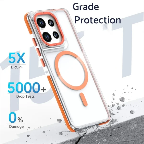 Luxury Shockproof Magnetic Clear Case for Motorola Moto Edge 60 50 Fusion 50 Pro 50 Neo G86 G56 G15 G05 G55 G24 5G Magsafe Cover - Image 2