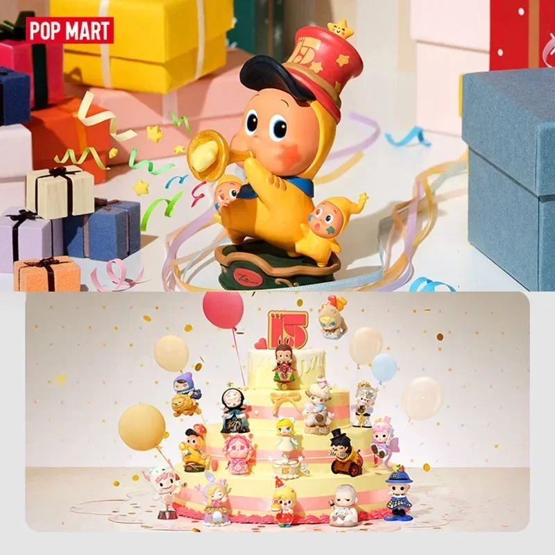 kf-S2e267bb5607a4d3e924c66d9b4c7b951W POP MARTSurprise Series Mystery Box Genuine Blind Box Guess Toys Bag Ornament Figurines, Celebrating the Moment 15TH ANNIVERSARY - Image 1