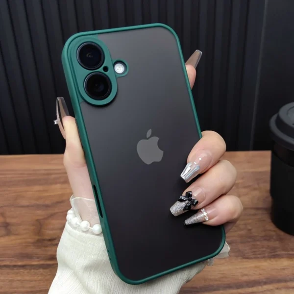Luxury Transparent Matte Phone Case For iPhone 11 12 13 14 15 16 Pro Max 16E X Xs Max XR 7 8 Plus Bumper Back Cases Cover - Image 6