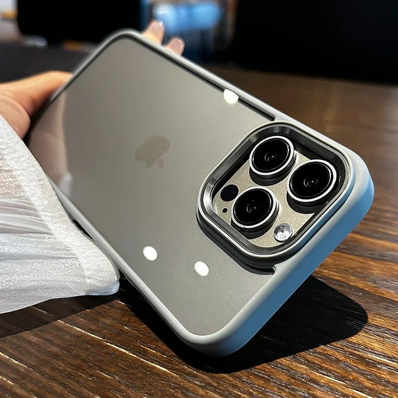 kf-S2f5d97befe6c418e8d5893231c3d8af0a Luxury Transparent Phone Case For iPhone 11 12 13 14 15 16 17 Pro Max Plus Air Clear Shockproof Bumper Cases Cover - Image 1