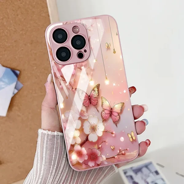 Marble Pattern Phone Case For iPhone 16 Pro Max Case iPhone 15 13 11 12 17 14 Pro Max 16e XR XS 7 8 Plus SE Tempered Glass Cover - Image 5