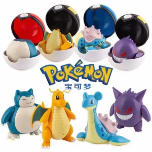Pokemon Figures Pikachu Pocket Monster Charizard Poke Ball Gengar Dragonite Snorlax Action Figure Children's Toy Gifts