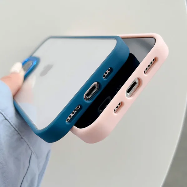 Candy Color Purple Phone Case For iPhone 16 Pro 13 11 15 12 14 Pro Max 6 6s 8 7 Plus XR XS X SE Electroplated Clear Cover Funda - Image 6