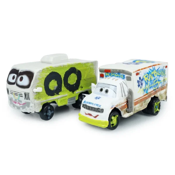 Disney Pixar Cars 3 Dr. Damage Rambulance Racing Mr. Arvy Car Children's Toy Alloy Toy Model Children's Gift - Image 2