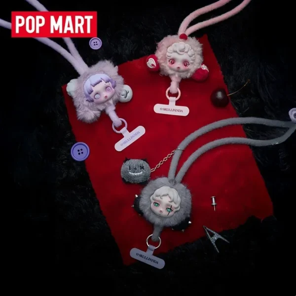 POPMART SKULLPANDA YOU FOUND ME Series Mobile Phone Lanyard Blind Box Anime Figure Guess Bag Ornament Figurines Dolls Model Gift - Image 2