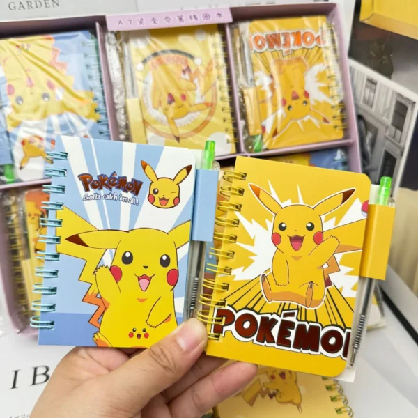 Pokemon Pikachu Notebook Cute Cartoon School Supplies Portable Diary Fashion Office Supplies Coil Book Children Holiday Gift - Image 3