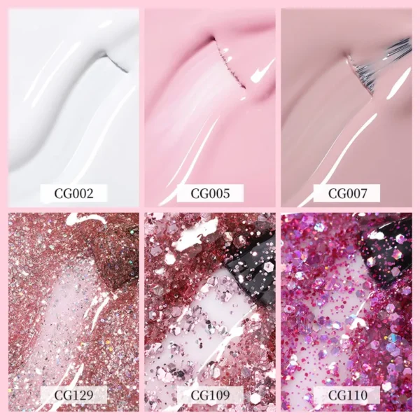 BORN PRETTY 10ml Gel Nail Polish Red Nude Pink Nail Gel Semi Permanent Solid Nail Gel Varnish Soak Off UV Gel for Base Top Coat - Image 3