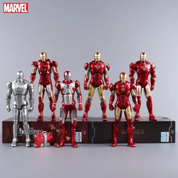 ZD Toys Iron Man Series Joint Movable MK1 MK2 MK3 MK4 MK5 MK6 MK7 MK42 MK43 MK50 Movie Action Figure 7 Inches Mark Dolls - Image 4