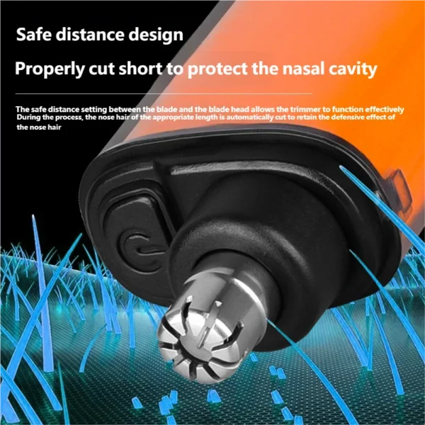 Nose Hair Trimmer Portable Trimmer for Nose Mini Nose and Ear Hair Trimmer Portable Nose Trimmer Rechargeable Trimmer for Man - Image 4
