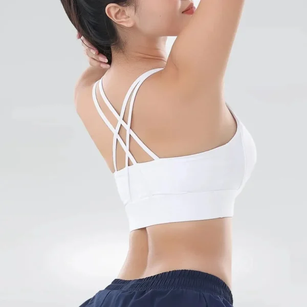 Women Fitness Yoga Bras Race Back Sports Bras Nylon Top Women Bra Sexy Breathable Underwear For Women Gym - Image 3