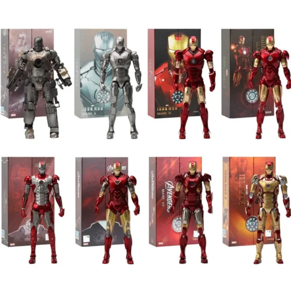 ZD Toys Iron Man Action Figure Joint Movable MK1 MK3 MK6 MK7 MK42 MK45 MK50 MK85 MK17 MK33 MK39 Adult Collection Figure Gift - Image 2
