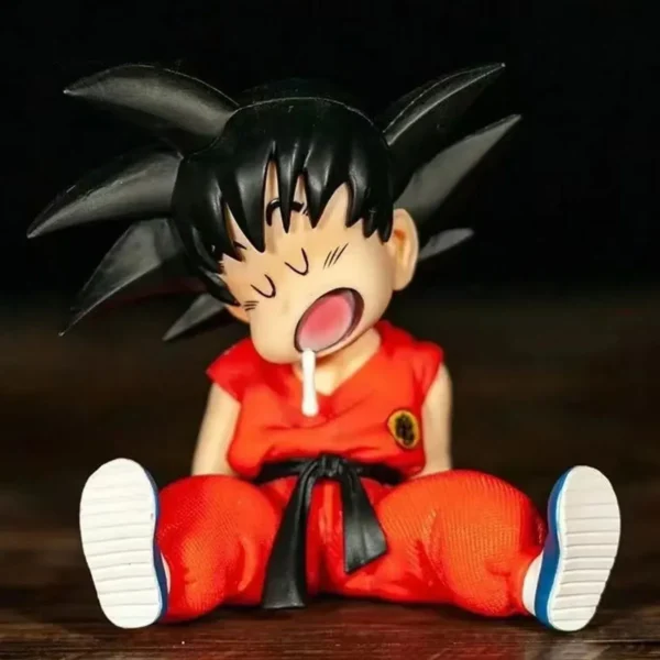 10cm Dragon Ball Z Anime Pvc Action Figure Sitting Posture Sleep Son Goku Model Statue Collection Decoration Toys Birthday Gift - Image 1