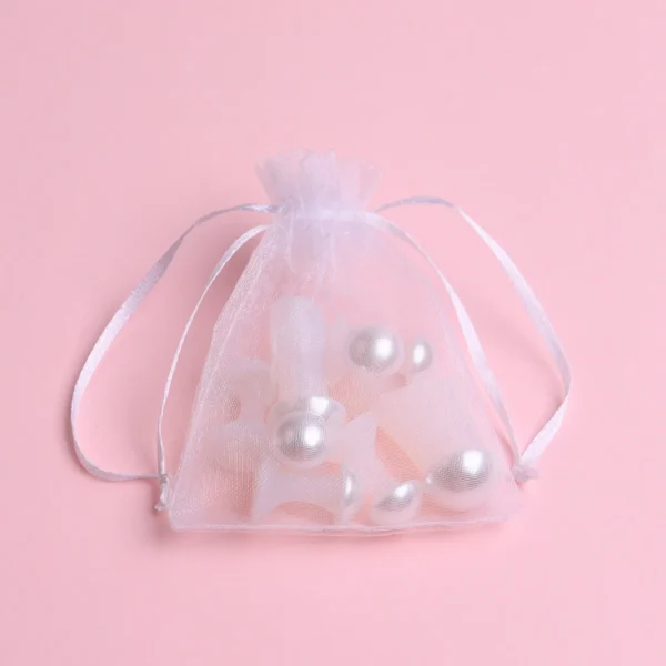 8Pcs White Pearls Soft Silicone Toe Separator For Nail Polish，Set of Toe Spacers For Feet Apply Nail Polish And Repair nails - Image 4