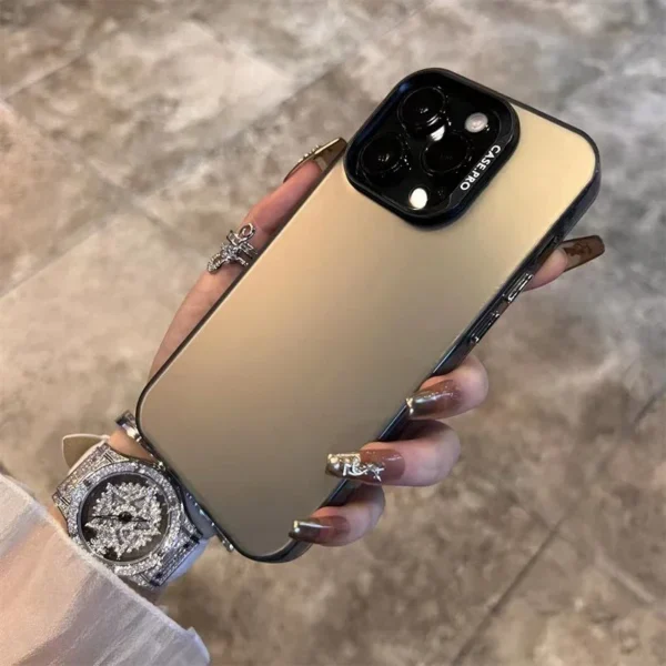 Luxury Matte Phone Case For iPhone 11 12 13 14 15 16 Pro Max Plus X Xs Max XR Shockproof Bumper Cases Cover - Image 3