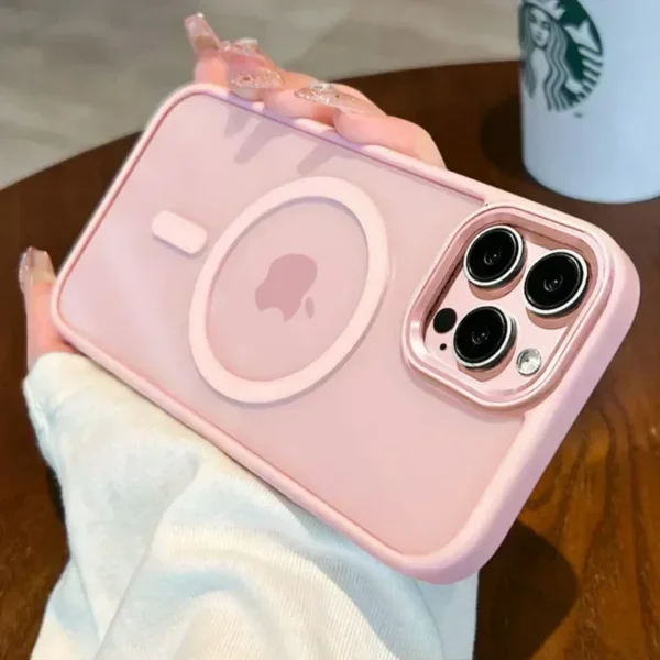 Luxury Clear Magnetic Armor For Magsafe Wireless Charging Case for iPhone 16 15 14 Plus 13 12 11 ProMax Shockproof Bumper Cover - Image 5