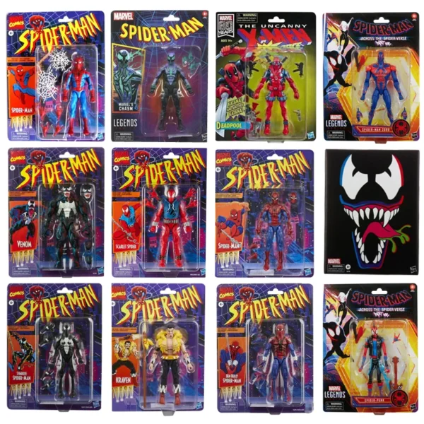 kf-S3b1ac74e540848ff9a80d234712c2da3w 2099 1/12 ML Spider Man Action Figure Model Toys legends Deadpool Venom Avengers Collection Doll kids for Toy Gift - Image 1