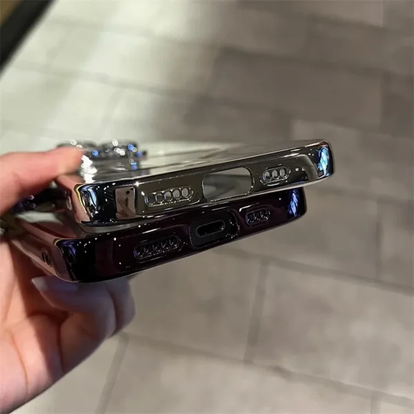 Luxury Plating For Magsafe Wireless Charge Case For iPhone 16 15 14 13 12 17 Pro Max Plus 16E Clear Soft Magnetic Silicon Cover - Image 6