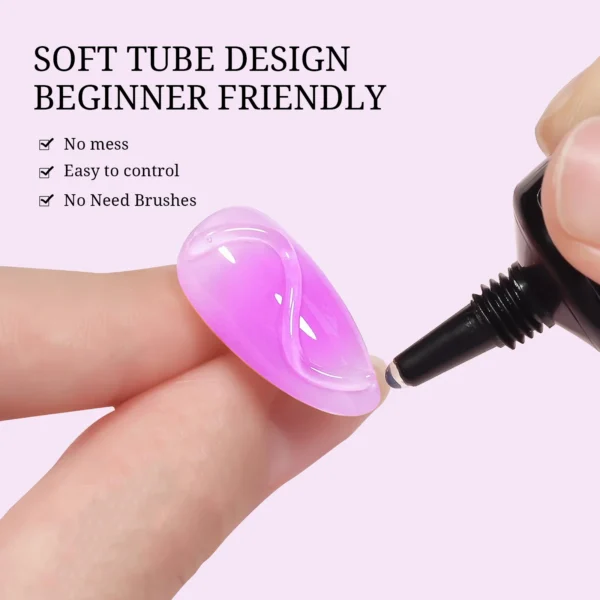 3D Gel Nail Art Modeling Gel Suitable for Nail Design DIY Nail Art for Painting&Molding&Sculpting And Halloween Decoration - Image 2