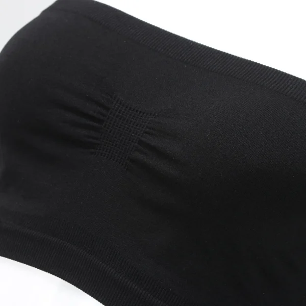 Women’s Strapless Seamless Tube Top Bra Anti-Slip Wireless Bandeau for Summer Outfit - Image 5