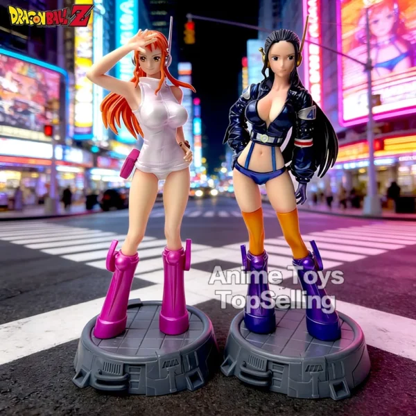 kf-S4bb9a05f2c9b4ac5a084478c56a67307n 26cm/10.23in Anime One Piece Action Figure Robin Figure Nami Figure PVC Toys Statue Model Collectible Toys Gifts - Image 1