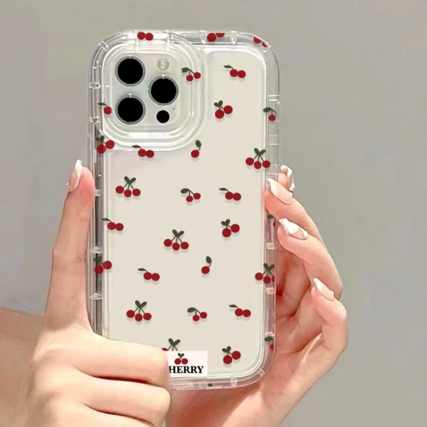 Flower Phone Case For iPhone 17 16 Pro Max Case iPhone 15 13 11 14 12 Pro Max 16E 8 7 Plus XR XS SE Transparent Shockproof Cover - Image 4