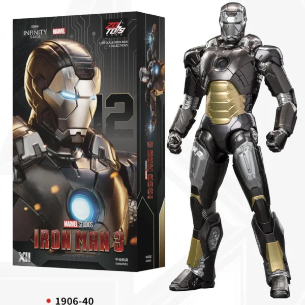 ZD Toys Iron Man MK35 Red Snapper Action Figure Iron Man Mk41 Mk47 Tank MK24 MK22 1/10 Scale Iron Man Collections Gift - Image 6