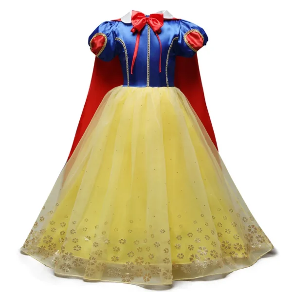 Children Snow White Cinderella Aurora Anna Elsa Costume Girl Cosplay Dress Kids Encanto Mirabel Little Mermaid Halloween Clothes - Image 6