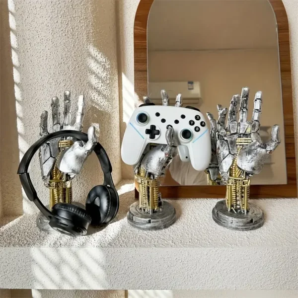 kf-S58b0e158ac4a44139d673bdf2ddcf5cap Fashionable Cyberpunk 3D Printed Controller Handle Storage Suitable for Decorating Game Controller Desktop Ornaments - Image 1