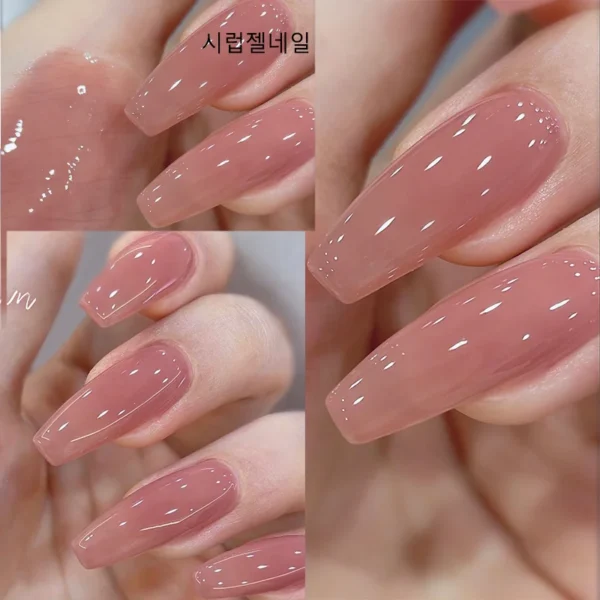 BORN PRETTY 10ml Nude Syrup Gel Jelly Nude Natural Color Semi Permanent Soak Off UV LED Varnish Nail Supplies Manicure - Image 2