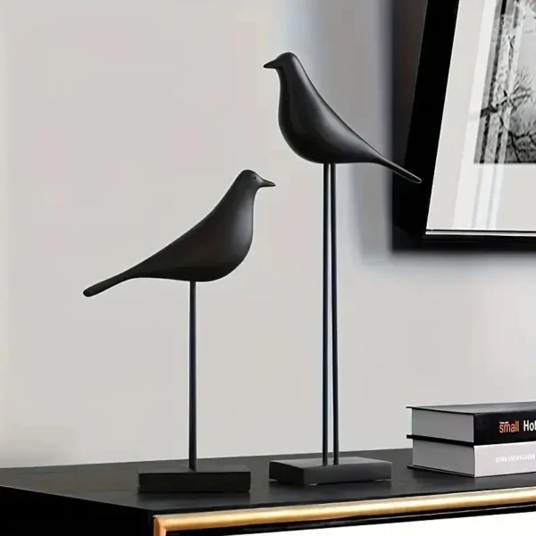 Resin Bird Statue Handicrafts Decoration Artificial Coloring Nordic Bird Decoration Home Decoration Office Desktop Sculpture - Image 7