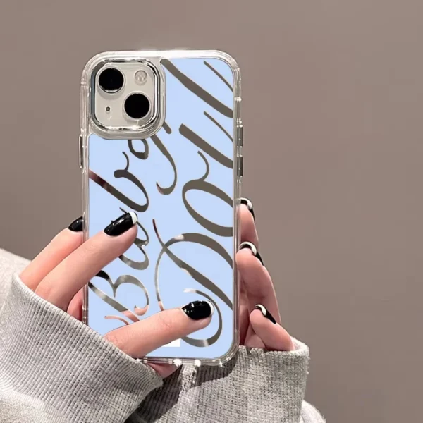 Leopard Print Phone Case For iPhone 13 Case iPhone 11 15 12 14 16 Pro Max Abstract Soft TPU Shockproof Makeup Mirror Cover Funda - Image 2