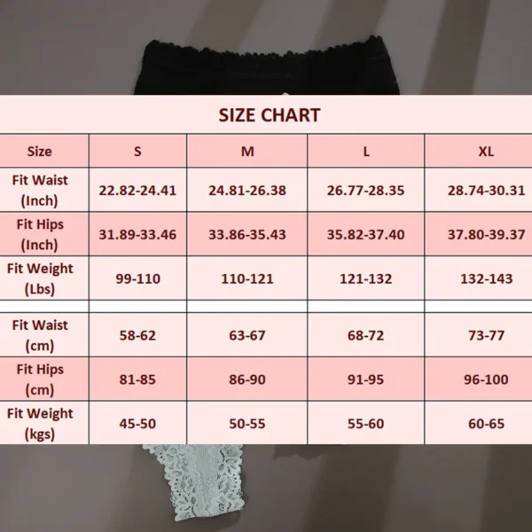 3Pcs Women Cotton Panties Sexy Lace Intimate Brazilian Underwear Female Trendy Lace Briefs Female Soft Underpants Lingerie S-XL - Image 6