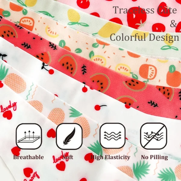 3PCS Ultra-thin Underwear For Women Sexy Graphic Print Seamless Thongs Female Stretch Leopard Intimate Comfort Lingerie S-XL - Image 5