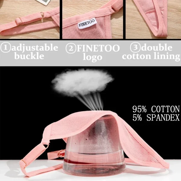 5Pcs Women's Cotton Adjustable Waist Panties Sexy Thongs G-String Solid Color Seamless Intimate Female Underpants Lingerie S-XL - Image 4