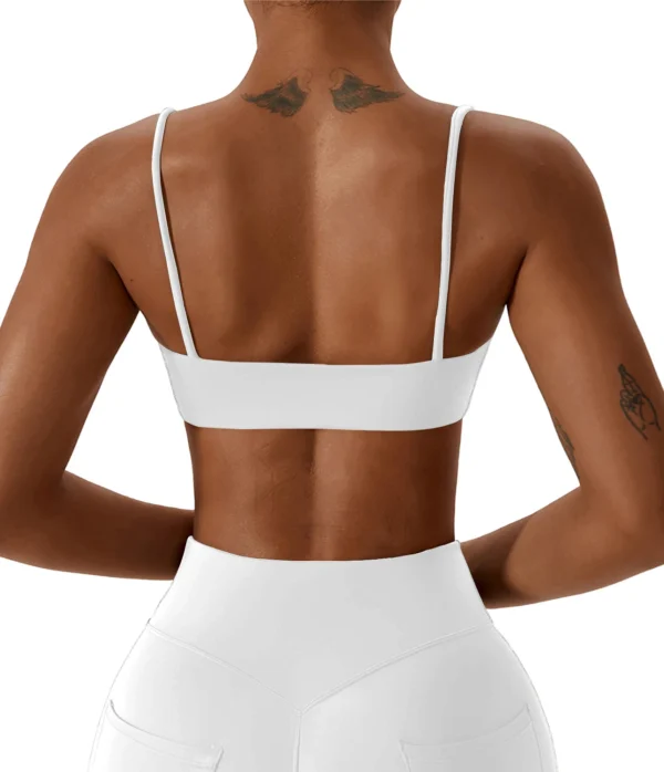 Super soft fabric back cross sports bra fitness top women's high-quality yoga clothes women's fitness running bra fitness yoga b - Image 3