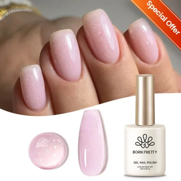 BORN PRETTY Nude Pink Red Gel Nail Polish Jelly Color Semi Permanent Soak Off UV LED Varnish Design 6/7/10/15ml Nail Supplies - Image 6