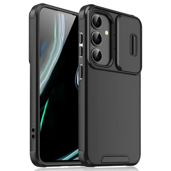 Luxury Fashion Shockproof Armor Phone Case for Samsung Galaxy S25 S24 Ultra S23 FE S21 FE S20 Slide Camera Protection Back Cover - Image 7