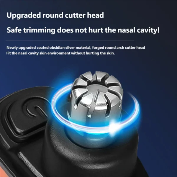 Nose Hair Trimmer Portable Trimmer for Nose Mini Nose and Ear Hair Trimmer Portable Nose Trimmer Rechargeable Trimmer for Man - Image 3