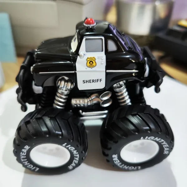 Disney Pixar Cars Big wheel Offroad Metal Cars Lightning McQueen Sheriff Black Storm Jackson Cruz Mater Toy Kids Christmas Gifts - Image 6