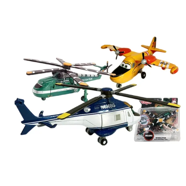 Disney Planes Toy Deluxe Windlifter Dipper Dlade Ranger Metal Diecast Alloy Classic Toy Plane Model For Children - Image 3