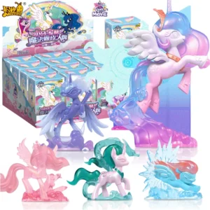 My Little Pony Blind Box Magic Rubber Doll Cartoon Creative Eraser Sparkling Space Princess Doll Girl Play House Toy Gifts