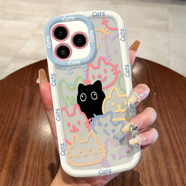 Cartoon Duck Soft Phone Case For iPhone 11 Case iPhone 17 15 14 13 12 16 Pro Max 7 8 Plus XS XR X SE 2022 Silicone Back Cover - Image 4