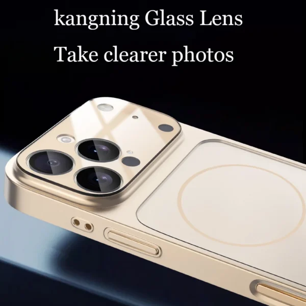 Original Glass Nano Matte Case For iPhone 17 Pro Max Air 16 15 14 13 12 11 17 Pro Magnetic Magsafe Wireless Charging Armor Funda - Image 5