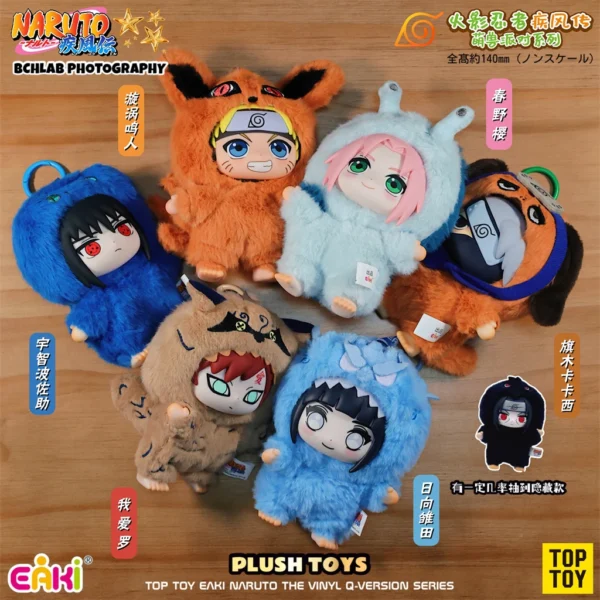 In Stock Original EAKI Naruto Blind box Naruto Shippuden Party Series Naruto KeyChain Doll Toy Collection Gift - Image 2