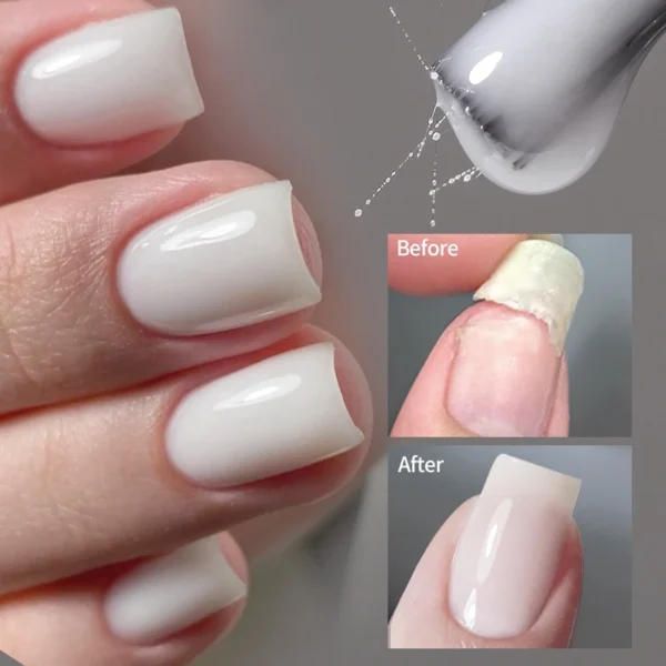 BORN PRETTY Fiber Rubber Base Gel For Broken Nail Repaired Fiberglass Clear Quick Building Soak Off UV Construction Gel Varnish - Image 5