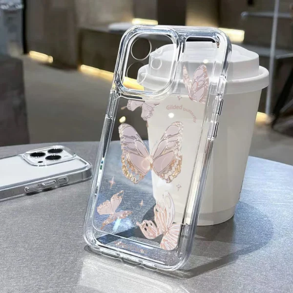 Soft Clear Phone Case For iPhone 11 Case iPhone 13 14 12 15 Pro Max XS Max XR X 7 8 Plus SE Shockproof Aesthetic Flower Cover - Image 3