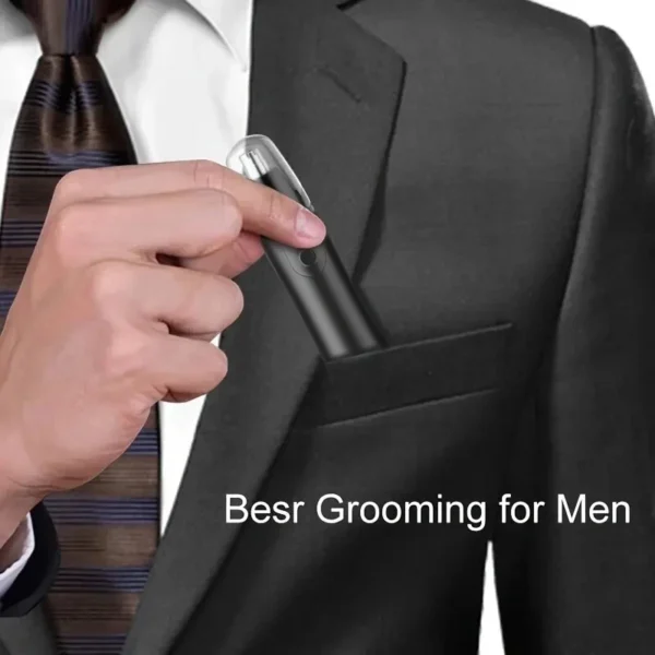 Electric Nose Hair Trimmer Implement Shaver Clipper Men Women Ear Neck Eyebrow Trimmer Shaver Man Clean Trimer Razor Remover Kit - Image 6